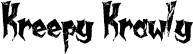 Kreepy Krawly font